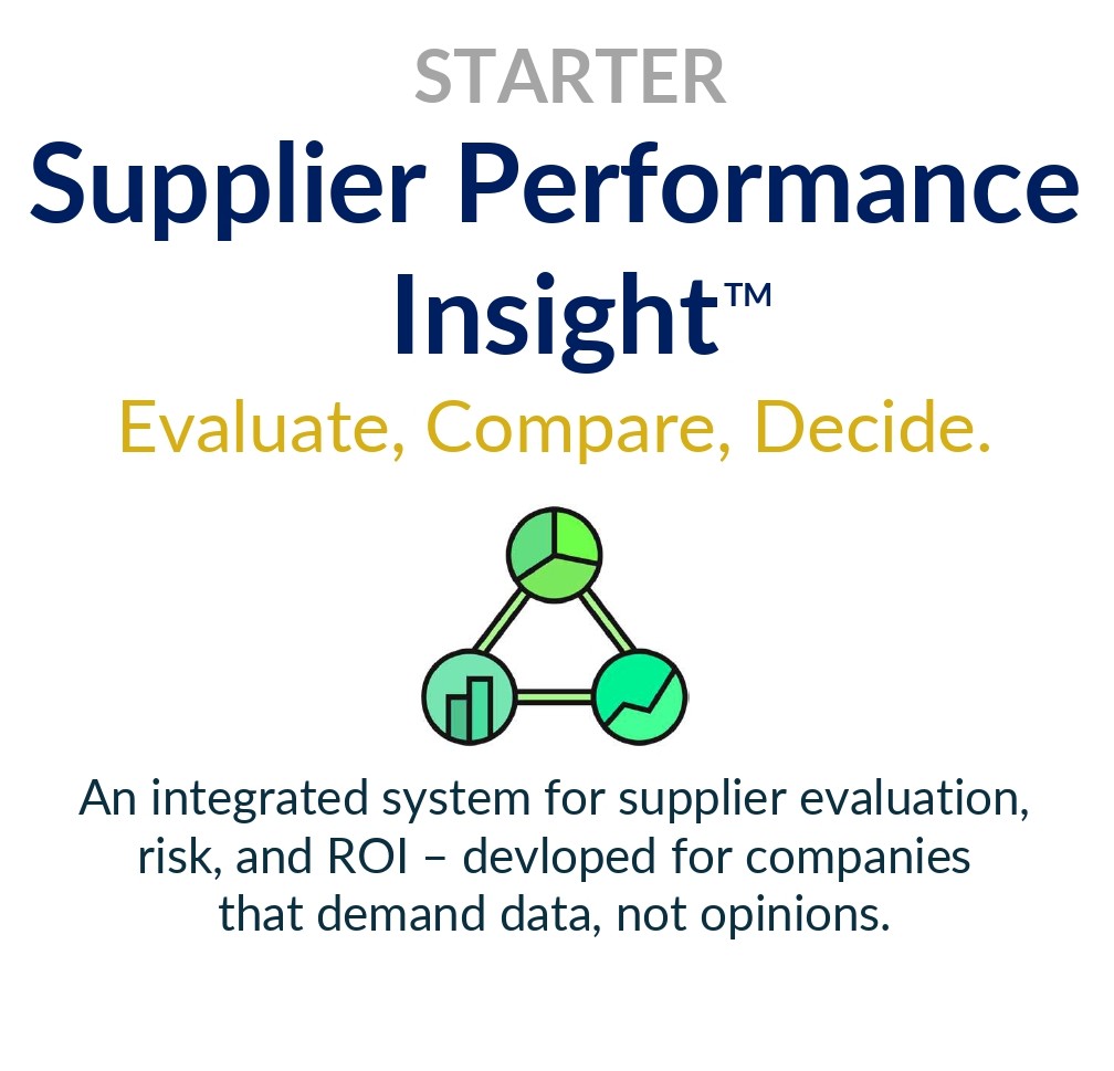 Supplier Performance Insight - Starter